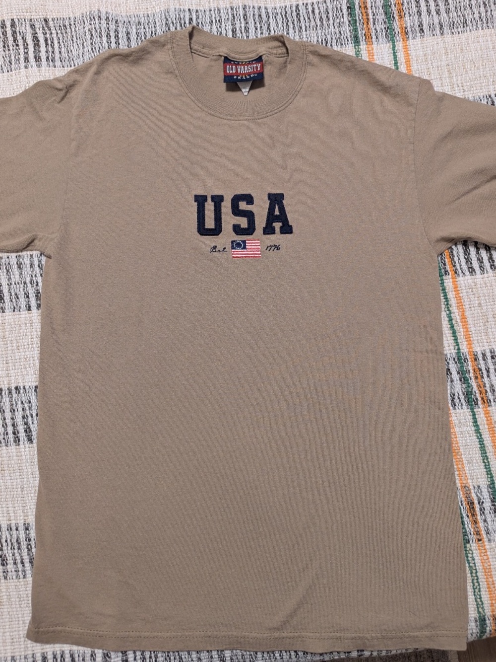 Y2K Old Varsity USA T-shirt